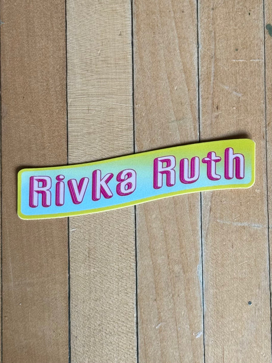02 - Rivka Ruth sticker