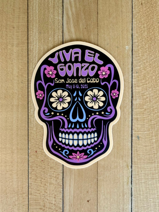 9 - Viva el Gonzo sticker